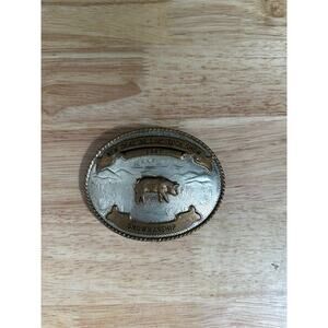 1987 Comstock German Silver Belt Buckle